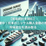 【日本のニッケル輸入動向】需要急増中！日本のニッケル輸入金額の推移から市場変化を読み取る（HS75）